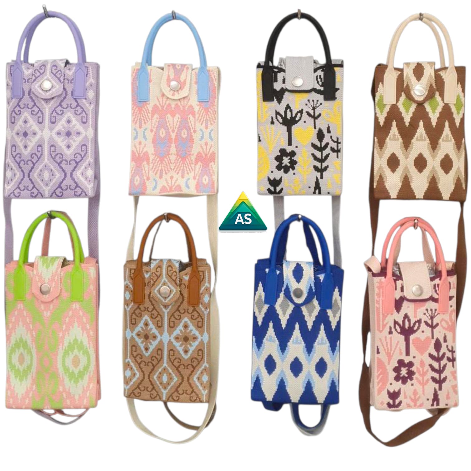 Printed Bottle Bag Set